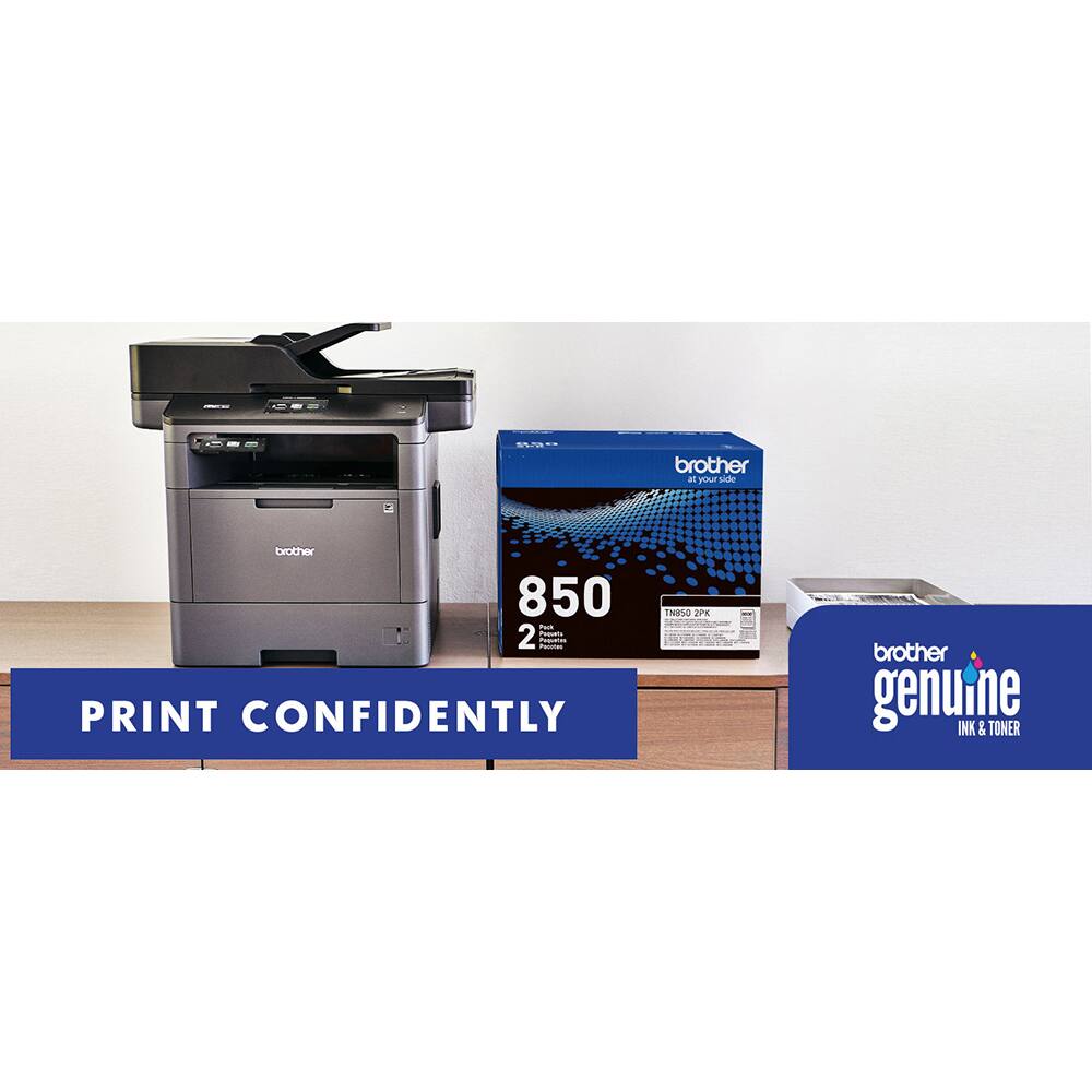 - Brother at your side
- 850
- 21%
- PRINT CONFIDENTLY
- Brother genuine INK & TONER
