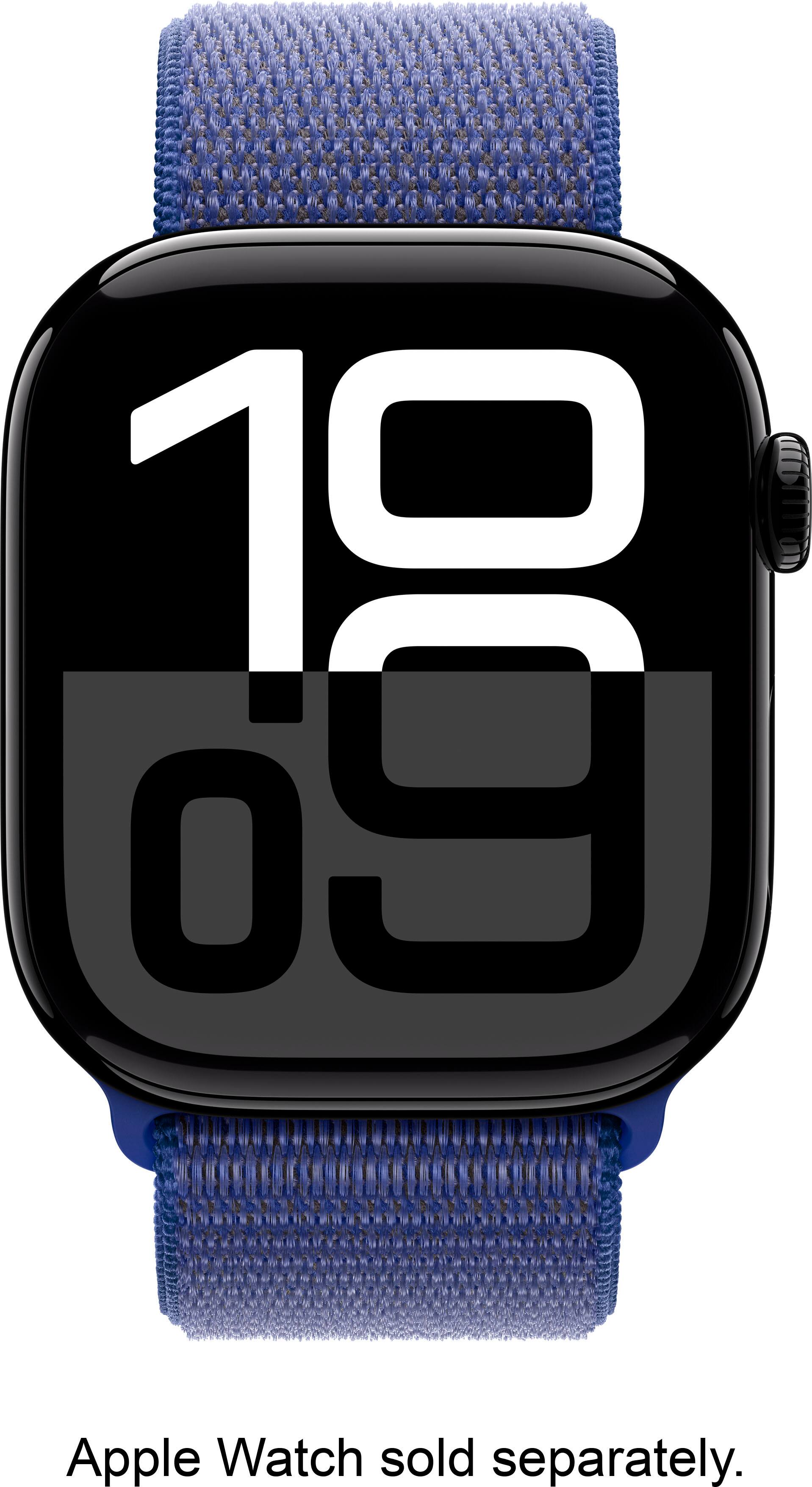 The text on the image reads "18 Apple Watch sold separately."