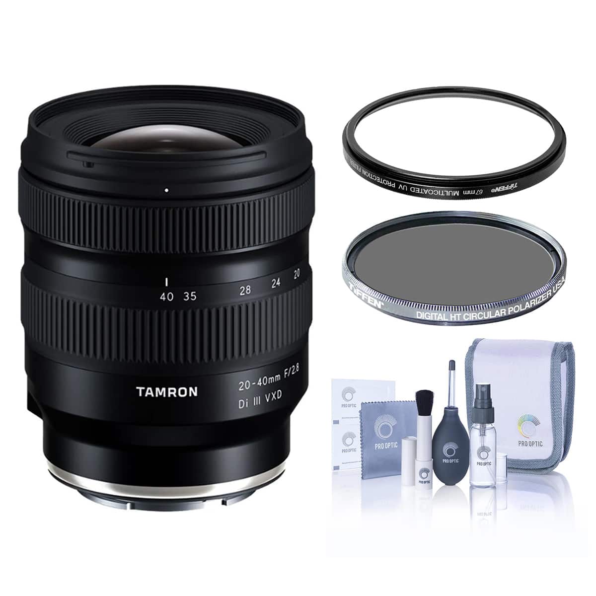 Bundle - Tamron - 20-40mm f/2.8 Di III VXD Lens for Sony E, w/67mm UV CPL Filters