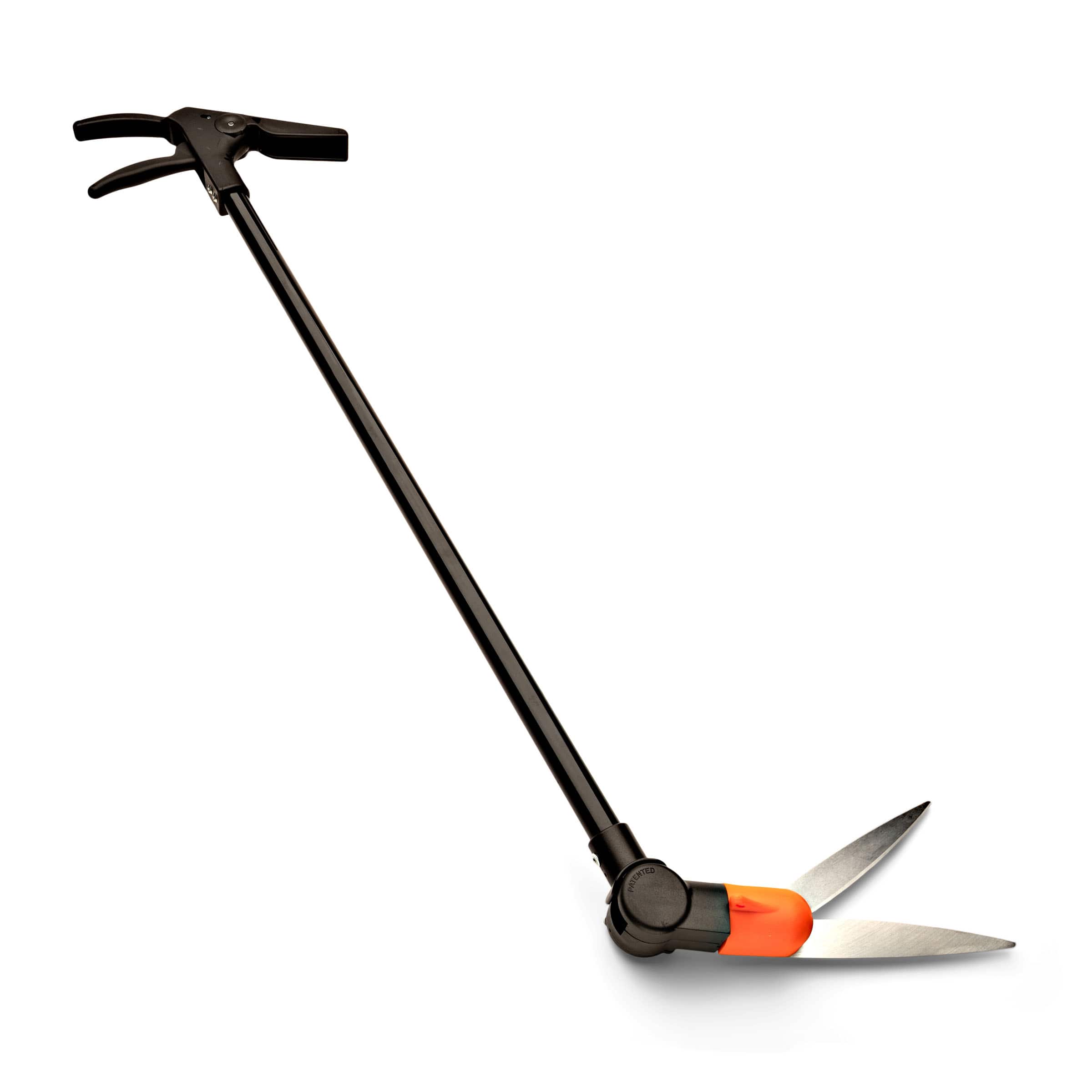 Kings County Tools - Long Handle Grass Shears 36” Edging Tool with Horizontal and Vertical 180-Degree Swivel 6” Steel Blades Grass Clippers