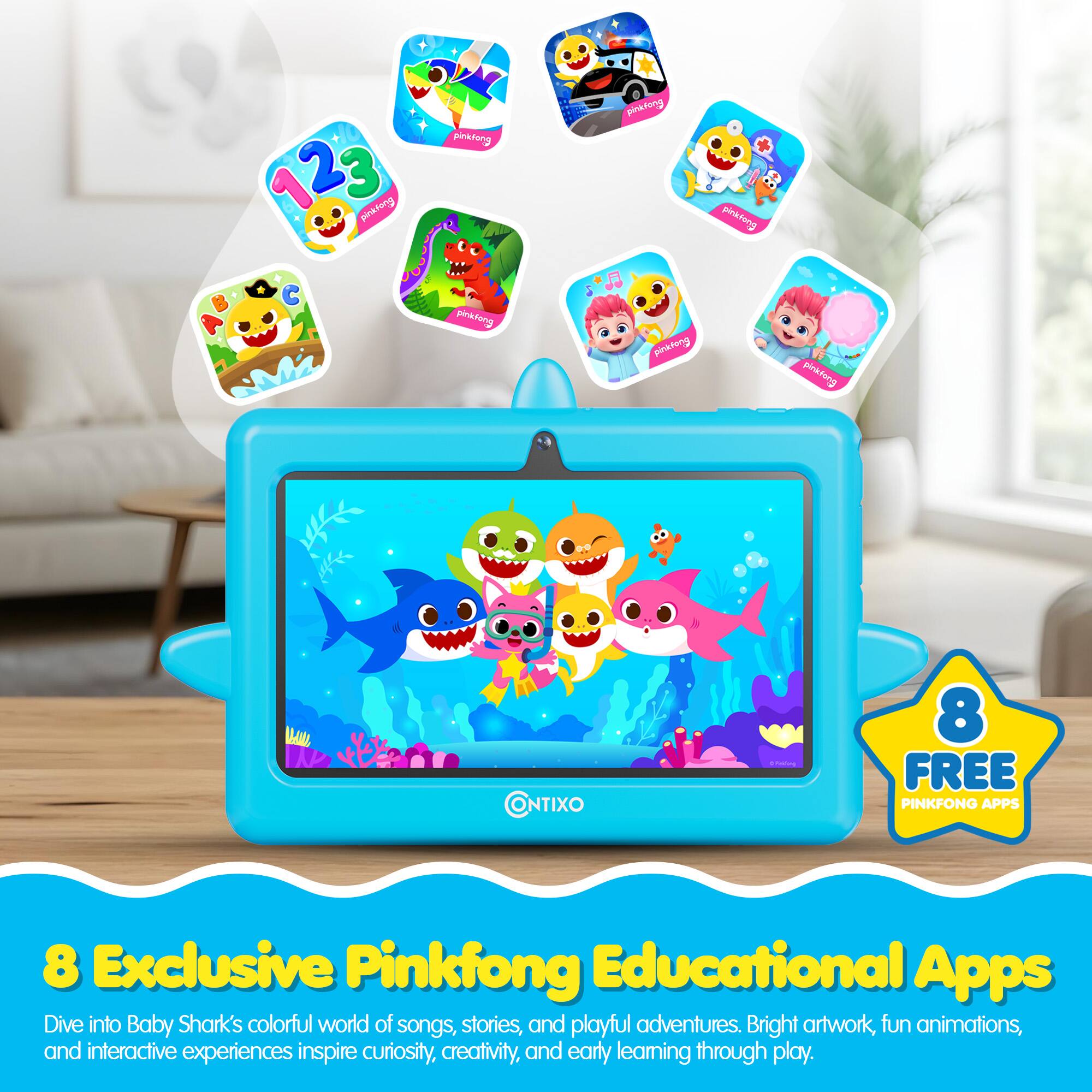 123 2 pinkfong pirating Peen .. pinktun pinkfung plnstorg pinasorg pinsturg NTIXO: 8 FREE PINKFONG APPS 8 Exclusive Pinkfong Educational Apps Dive into Baby Shark's colorful world of songs, stories, and playful adventures. Bright artwork, fun animations, and interactive experiences inspire curiosity, creativity, and early learning through play.