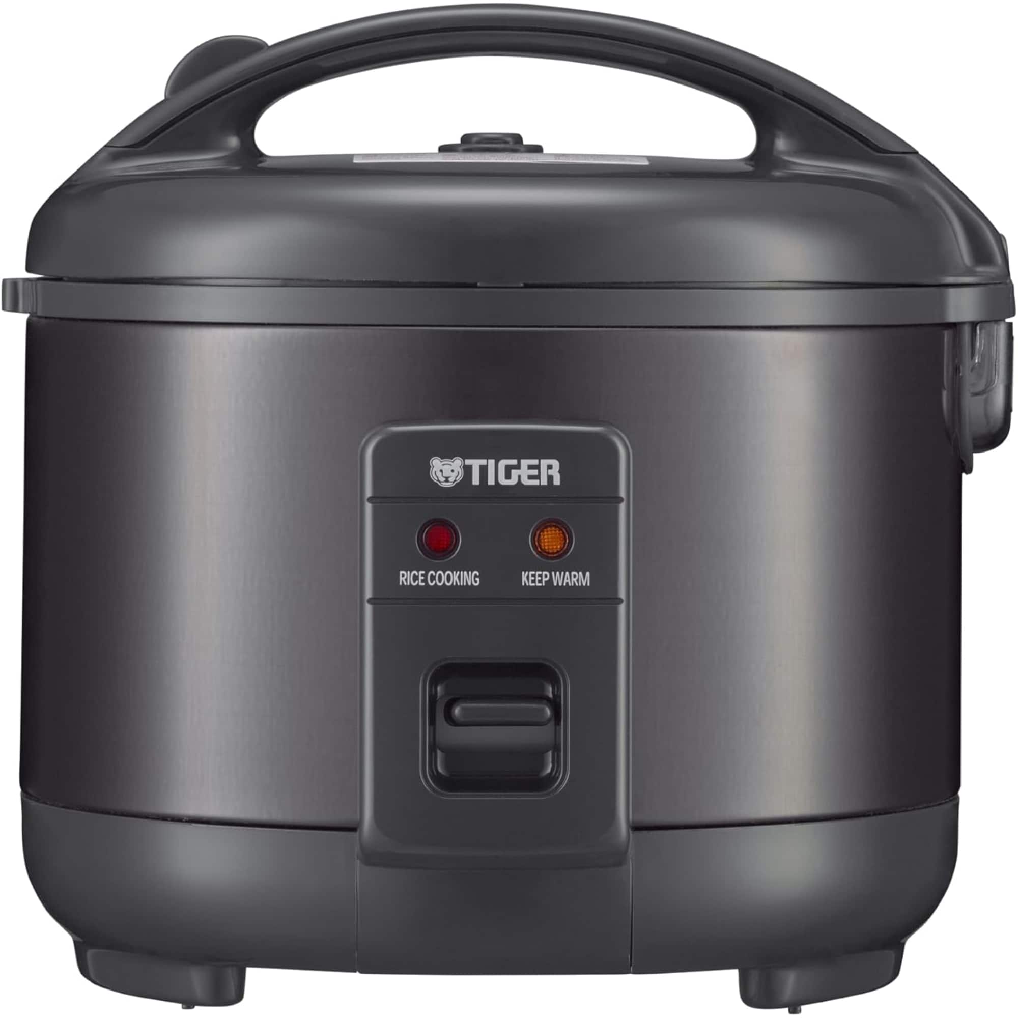 Tiger - JNPS55UKY BLK 3 Cups Rice Cooker, Non-Stick - Black