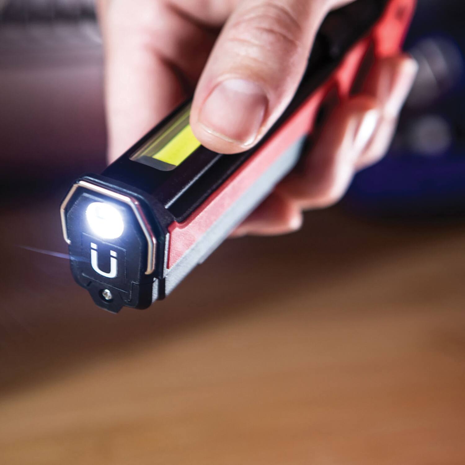 Alt View 2. Dorcy - 450-Lumen Flex COB Rechargeable Work Light and LED Tip Inspection Flashlight.