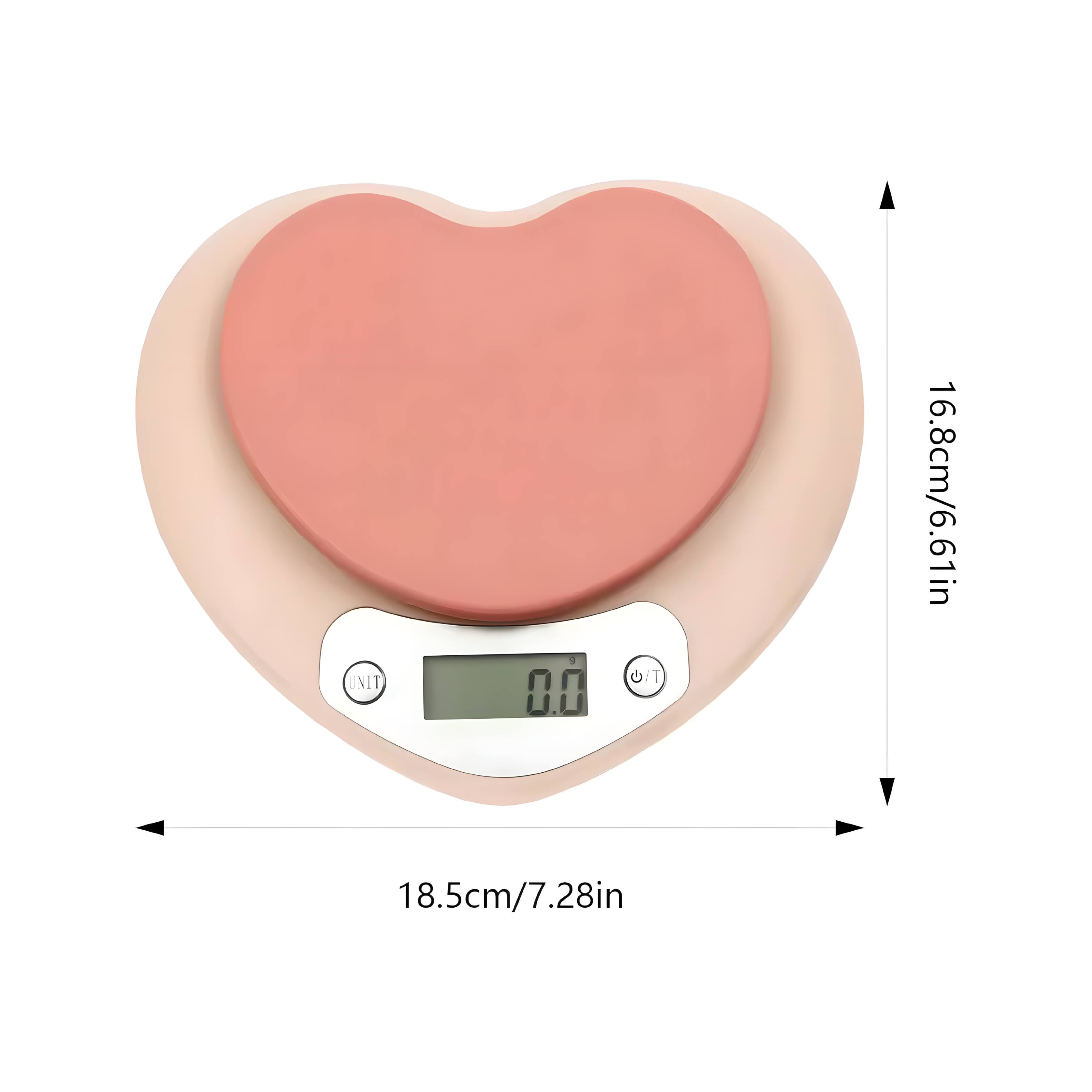 UNIT: 0.0  
16.8cm/6.61in  
18.5cm/7.28in