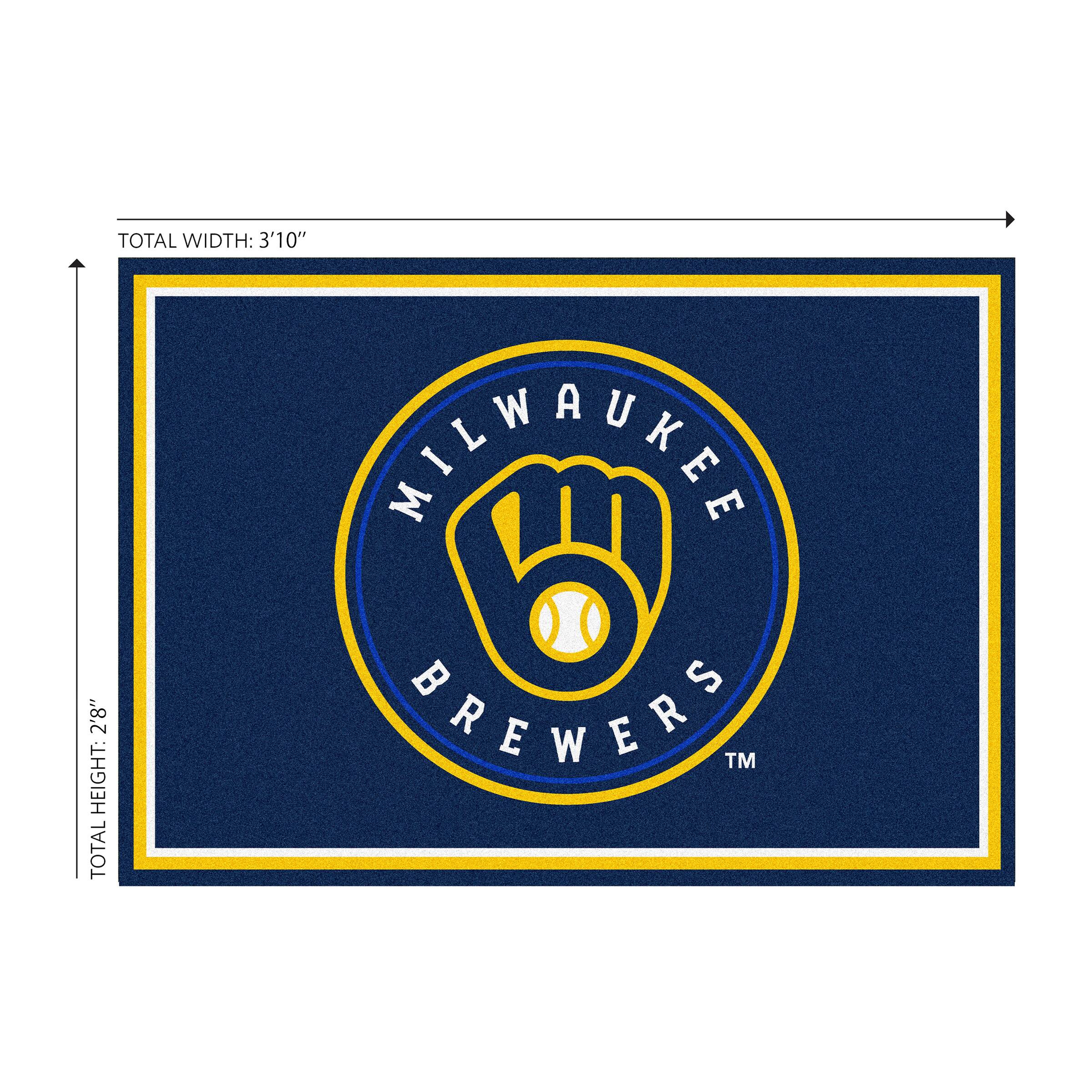 TOTAL WIDTH: 3'10"  
TOTAL HEIGHT: 2'8"  

MILWAUKEE BREWERS™