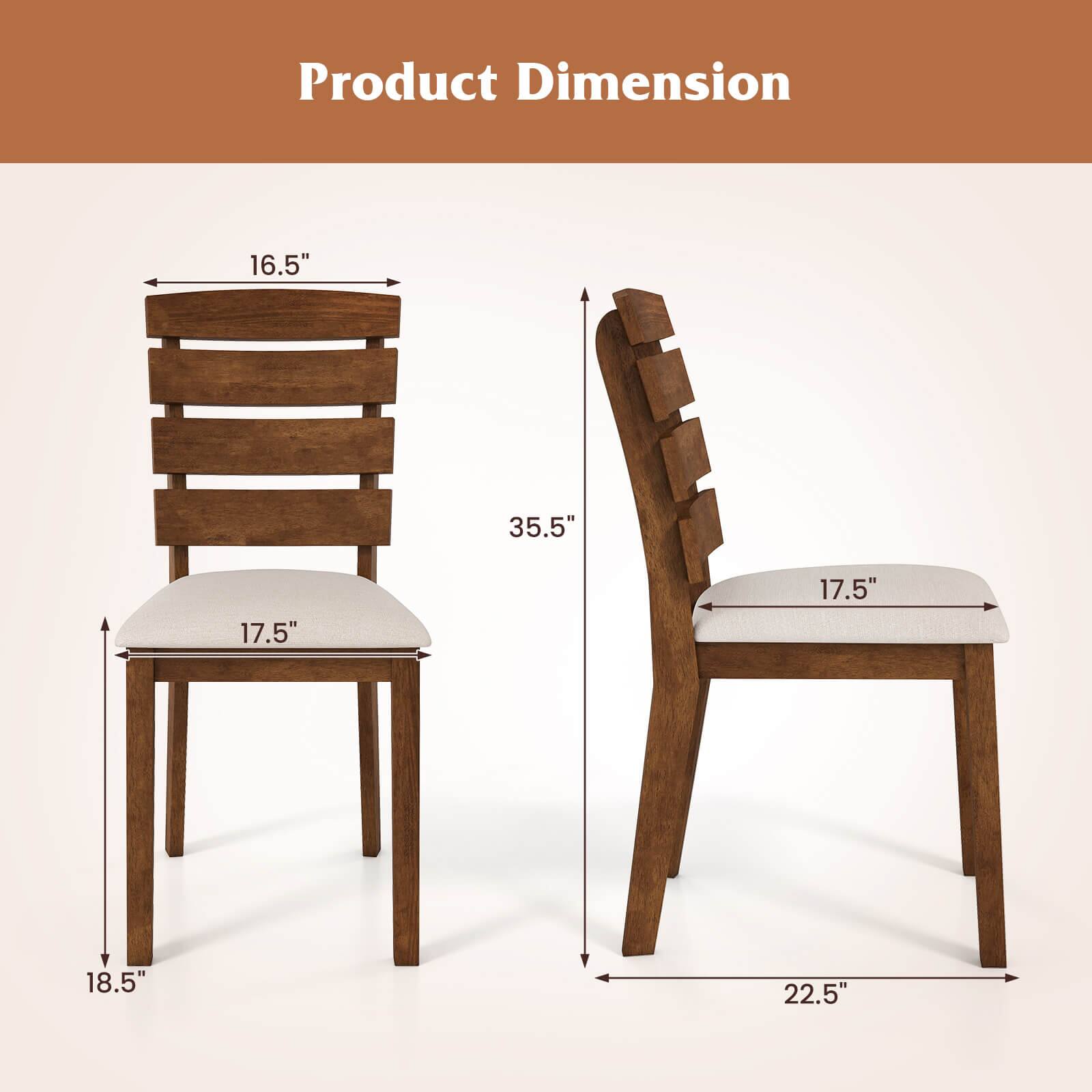 Product Dimension: 16.5" x 35.5" x 17.5" x 17.5" x 18.5" x 22.5".