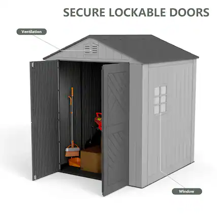 SECURE LOCKABLE DOORS
Ventilation
Window
