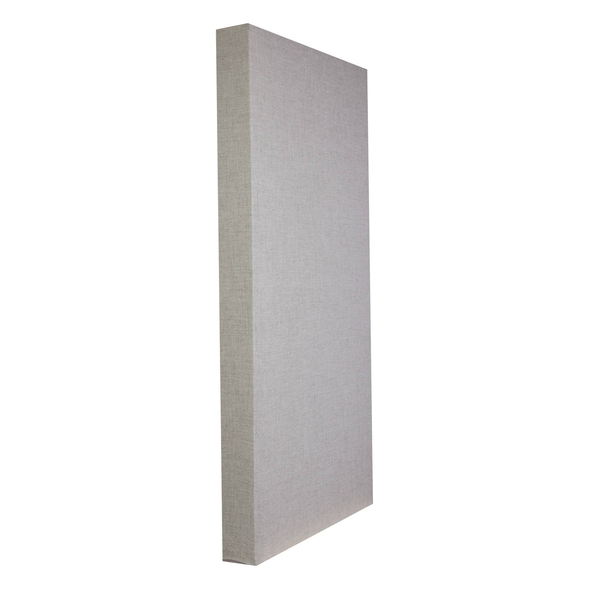 Angle. ATS Acoustics - Bass Trap Acoustic Panel with Sona Fabric, Full Range, 24" x 48" x 4" - Sandstone.