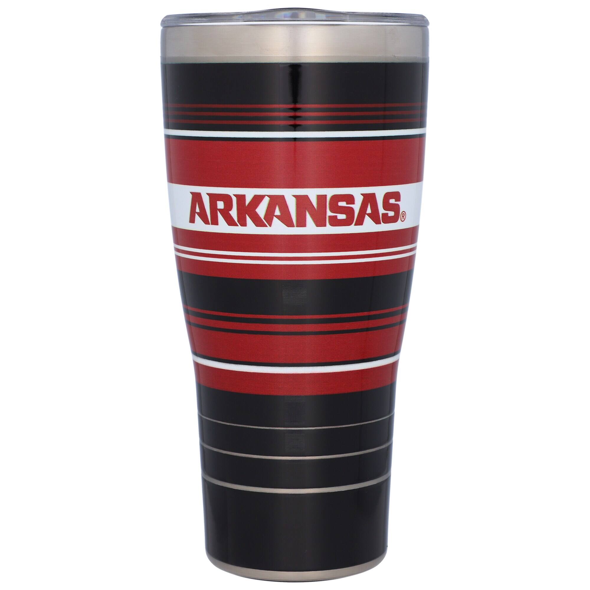 Alt View 1. Tervis - Arkansas Razorbacks 30oz. Hype Stripes Stainless Steel Tumbler - Multicolor.