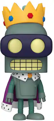 Funko - POP! Animation: Futurama - Super King Bender - COLLECTIBLES - Multicolor