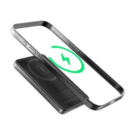 Mybat Pro - 5000mAh Slim Magsafe Wireless Power Bank with Smartwatch Charger - Gray