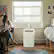 Alt View 2. LG - 350 Sq. Ft. 8,350 BTU DOE Smart Portable Air Conditioner - White.
