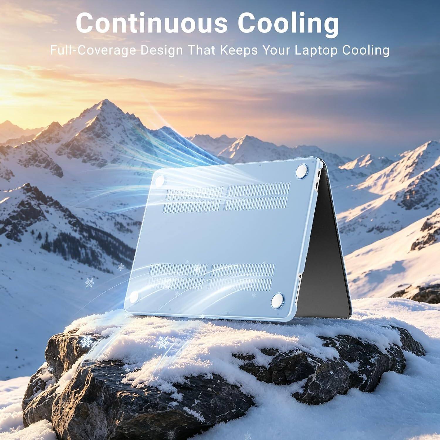 Continuous Cooling  
Full-Coverage Design That Keeps Your Laptop Cooling