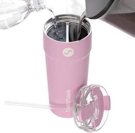 Splitflask - Dual Chamber 2-in-1 Tumbler for Two Drinks 30 oz - Elle Pink