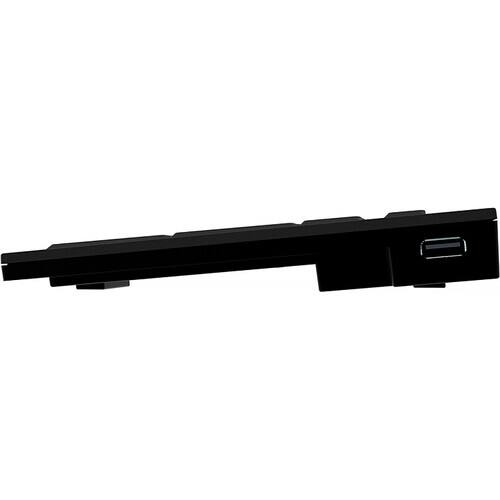 Angle. LogicKeyboard - Large Print White on Black NERO Slimline Keyboard for Windows - Black/White.