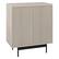 Angle. Camden&Wells - Dina Accent Cabinet - White Wash.