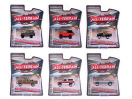 "All Terrain" Series 16 Set of 6 pieces 1/64 Diecast Model Cars by Greenlight - Multicolor