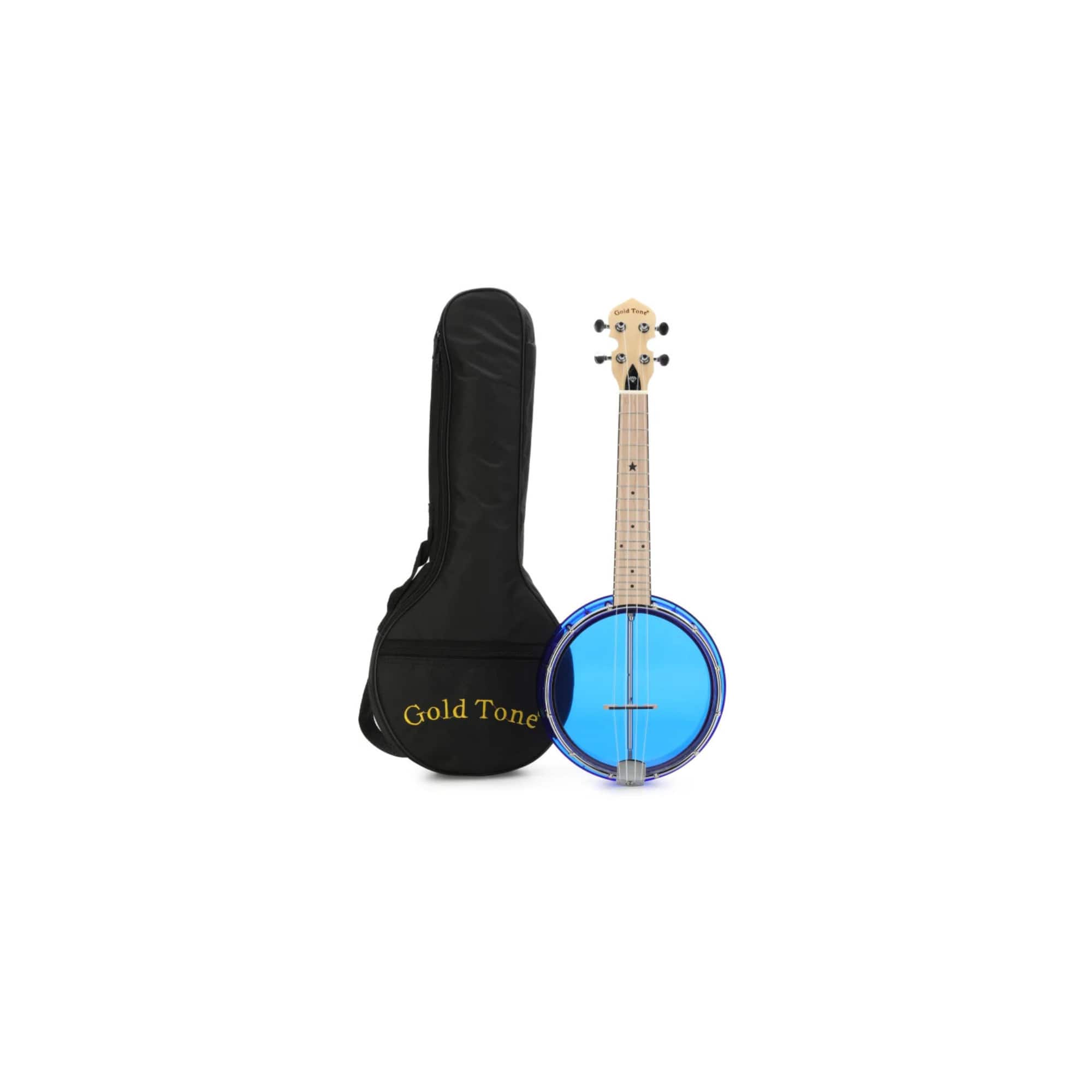 Gold Tone - Little Gem See-through Banjo Ukulele (Sapphire) with Gig Bag price history on PriceWatchPro