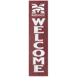Jardine - Morehouse Tigers 12'' x 48'' Welcome Outdoor Leaner - Maroon
