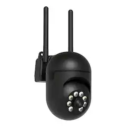 Cluzine - 360° PTZ WiFi Security Camera, Motion Detection Alarm, 2-Way Audio, Night Vision, Family Share