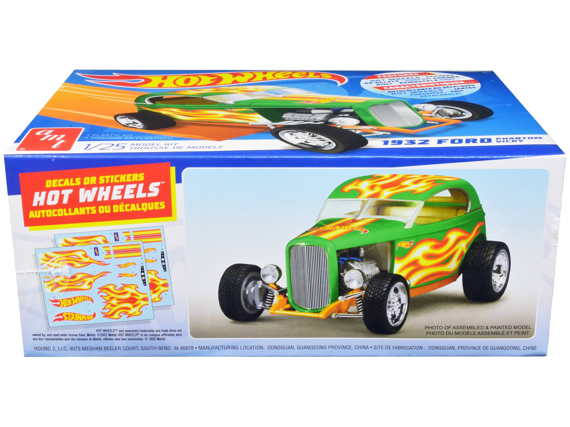 SECINSSSI |  .... CdINT | : BIE- EI- RACYRITIUE. ES .E- CRNOCNIS  - |  aadas | C  PLASDD MIP  me . TROUGGE E~ PEASTIODE L 1/25 TROUSSE MOBEL KIT 10 MODELE i PRARTUM 1932 FORD VILKY DECALS OR STICKERS HOT WHEELS AUTOCOLLANTS Ou DCALQUES HO WHEELS STAAK 4K RO1 SLiLS- and essaciated trademarks and tade  a coeed 5 and  under Icanse Tran Mutt 22  NOT WHEELE e - -aes ufrestes -  - repotosittation sand Ses - de Mattel, Vtluls - - auttaritation.  - Muntal PHOTO OF ASSEMBLED 5 PAINTED MODEL PHOTO DU MODLE ASSEMBLE ET PEINT ROUND 2. LLC. 4073 MEGHAN BEELER COURT. SOUTH HEND, IN 46678 MANUFACTURING LOCATION: DONGGUAN,