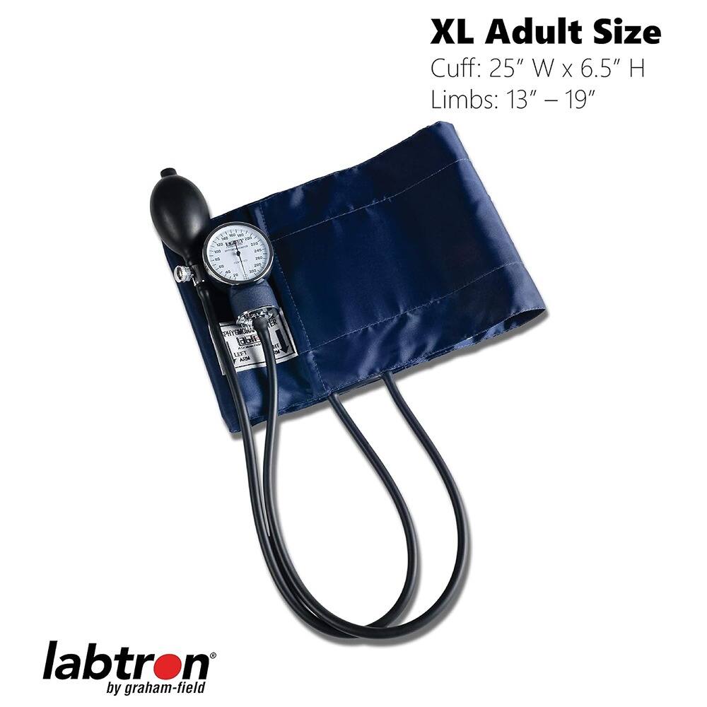 XL Adult Size  
Cuff: 25" W x 6.5" H  
Limbs: 13" – 19"  

labtron by graham-field