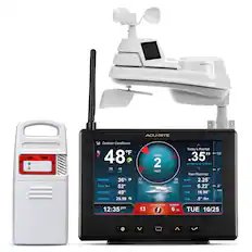 Front. AcuRite - Iris (5-in-1) Pro Weather Station with High-Definition Display and Lightning Detection - Multi.