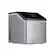Front. NewAir - Countertop Clear Cube Ice Maker with Easy to Clean BPA-Free Parts - Stainless steel.