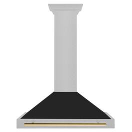 ZLINE - 36 inches - Convertible & Convertible - Wall Range Hood - Satin Stainless Steel