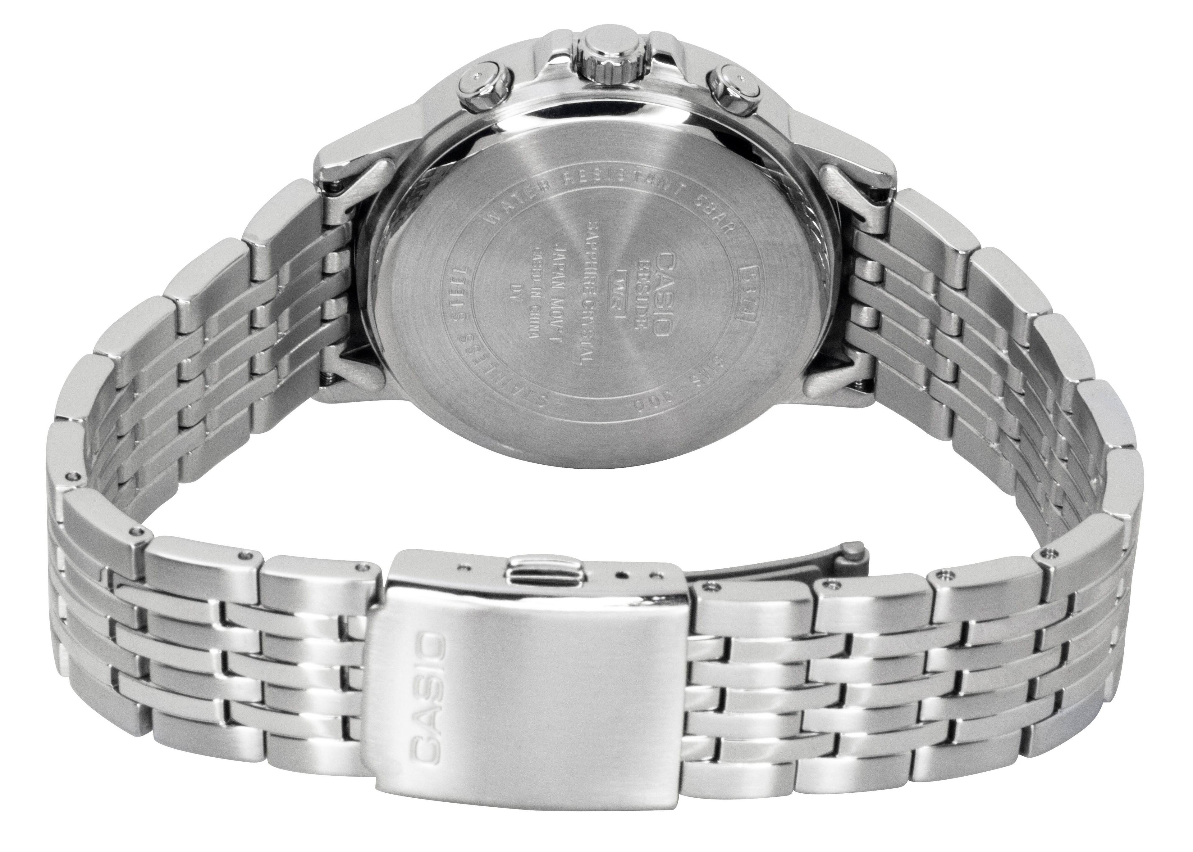 RESISTANT WATER SBAR 0330 JAPAN SAPPHIRE THIS IN WR BESIDE CASID BILL VNDES MOV'T CRYSTAL STAINLESS SWIP ...  
CASIO  
015