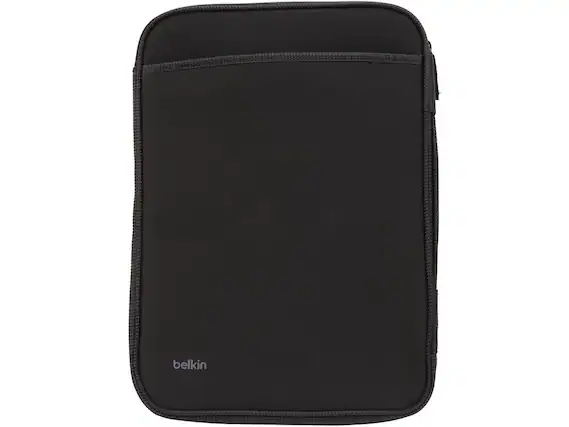 Front. Belkin - BELKIN Black 14" Laptop/Chromebook sleeves Model B2B075-C00 - Black.