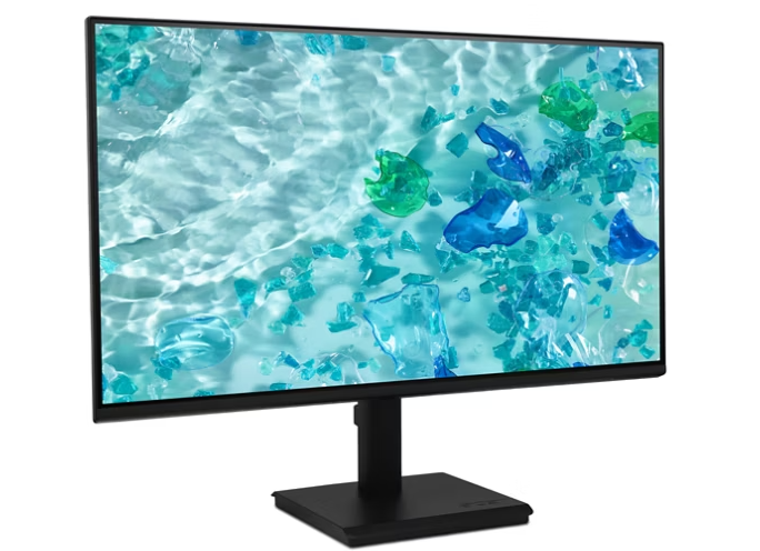 Angle. Acer - Acer Vero V7 V277 G 27In Full HD IPS Monitor 1920x1080 HDMI and VGA - Black.