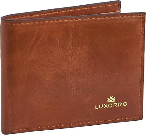 Luxorro - Sleek Leather Wallet - Dark Brown