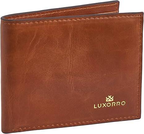Luxorro - Sleek Leather Wallet - Dark Brown
