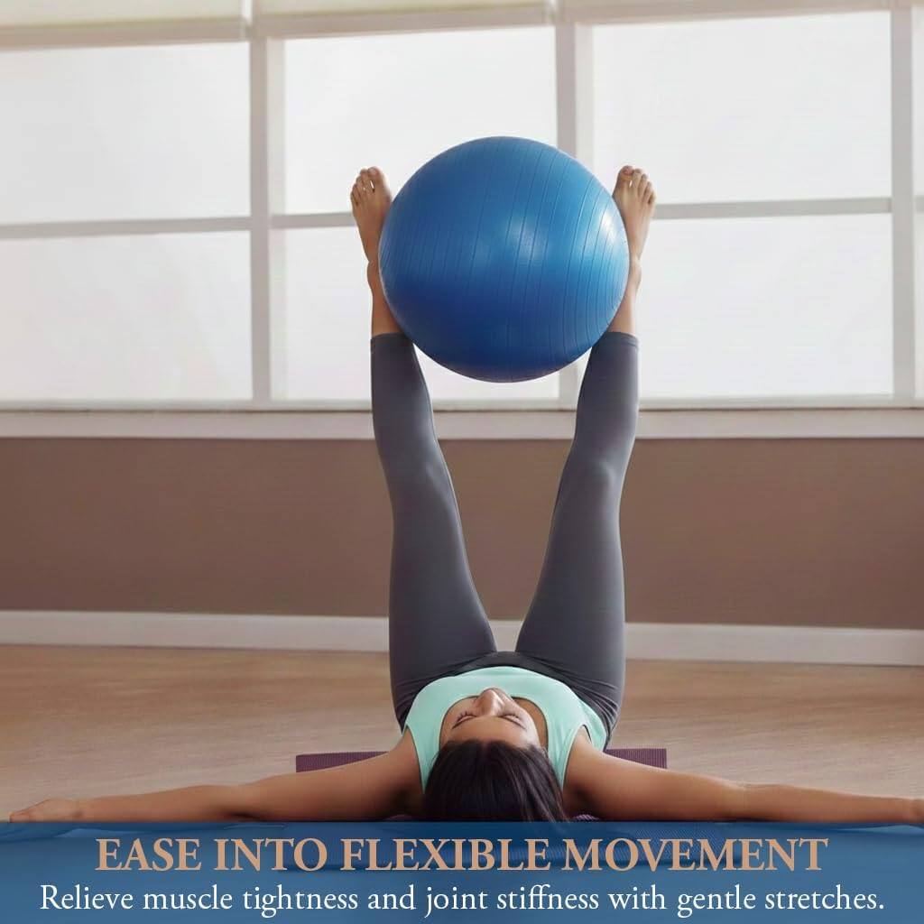 EASE INTO FLEXIBLE MOVEMENT  
Relieve muscle tightness and joint stiffness with gentle stretches.