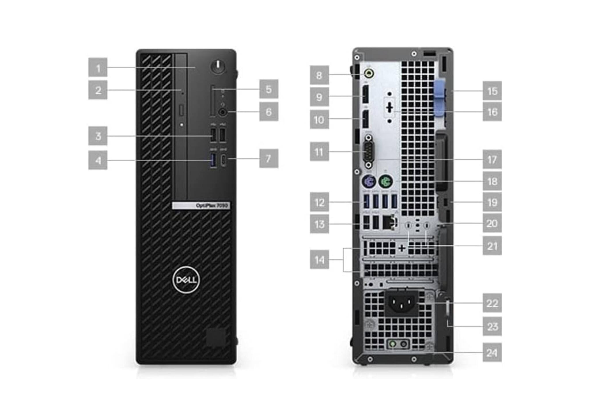 1 2 3 4 I 5 6 7 8 9 10 11 + O 15 16 17 & 18 OE 7090 12 19 13 20 14 + 21 DELL 22 23 24