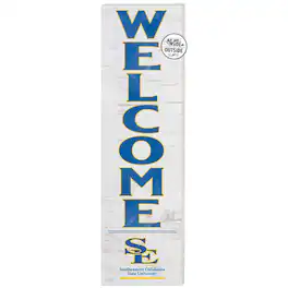 Jardine - Southeastern Oklahoma State Savage Storm 10'' x 35'' Indoor/Outdoor Welcome Sign - White
