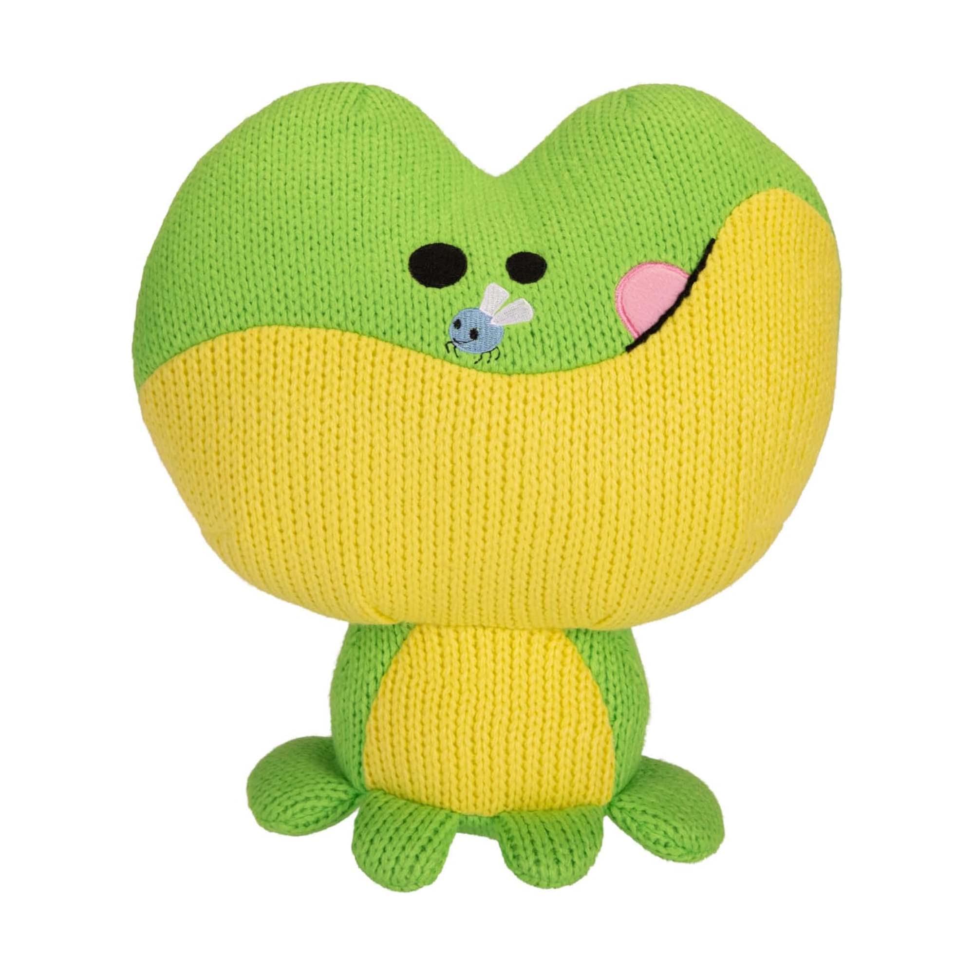 Front. Jakks Pacific - Ami Amis Jumbo 10 Inch Plush | Pickle - Green.