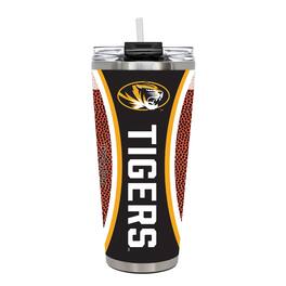 Great American Products - Missouri Tigers 32oz. Big Slim Game Ball Travel Tumbler - Brown