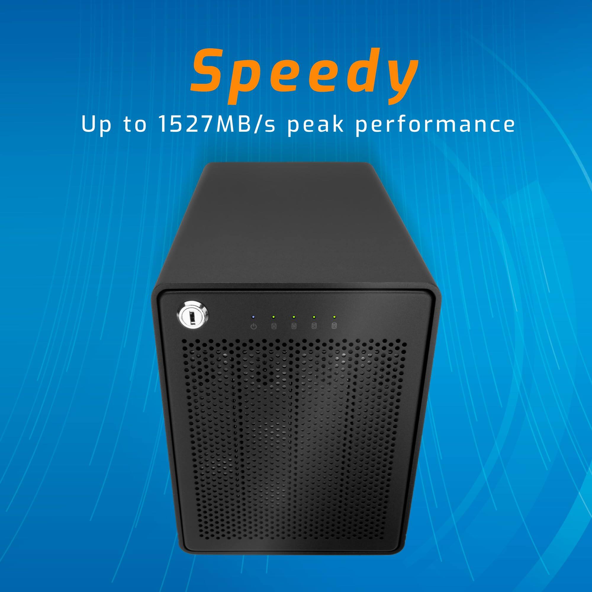 Speedy  
Up to 1527MB/s peak performance