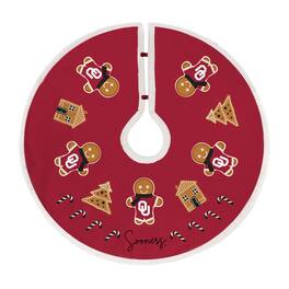 Pegasus - Oklahoma Sooners Gingerbread Tree Skirt - Multicolor