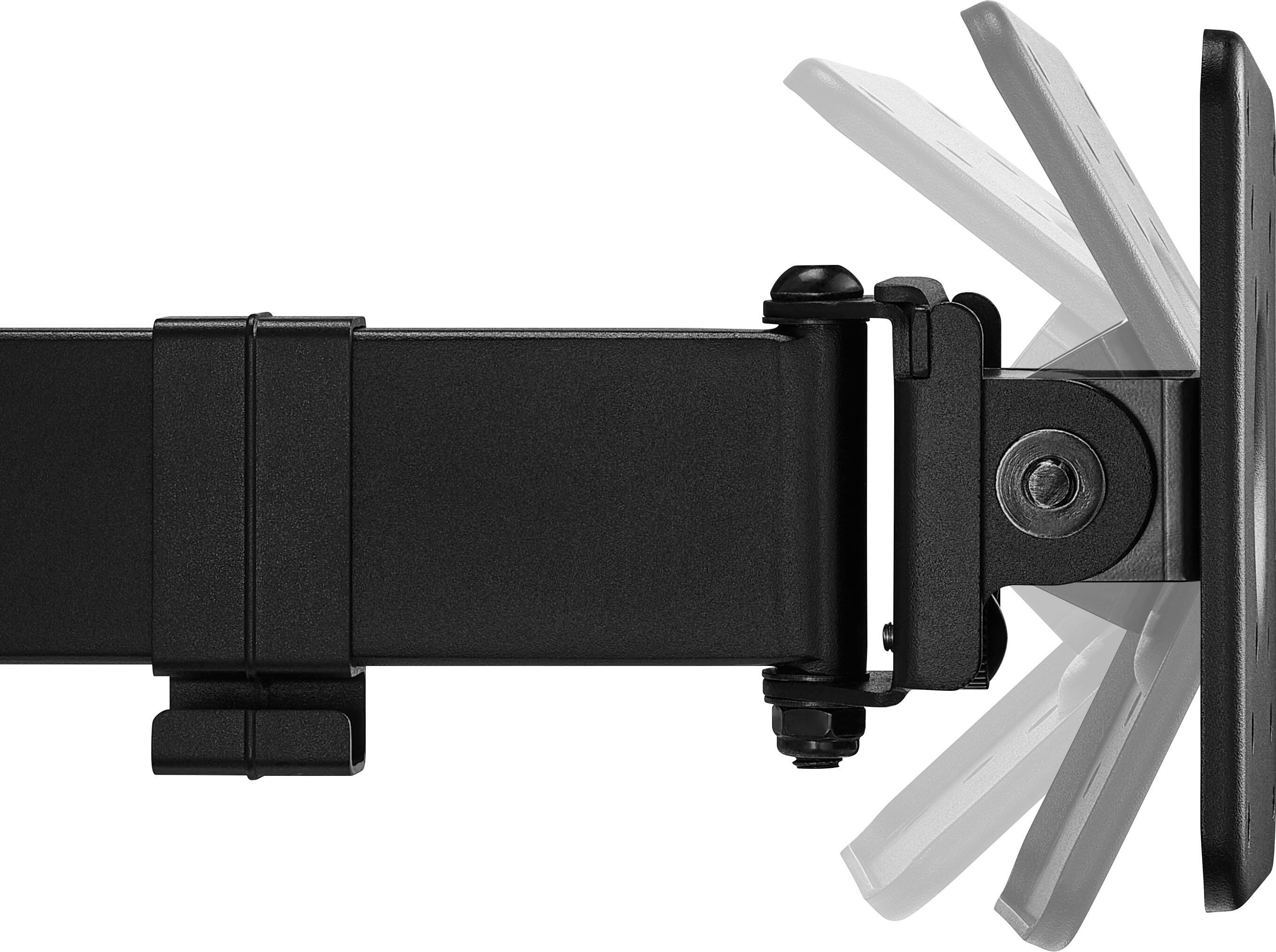 Alt View 3. Insignia™ - Dual-Screen Desktop Mount for Monitors up to 32” Wide - Black.