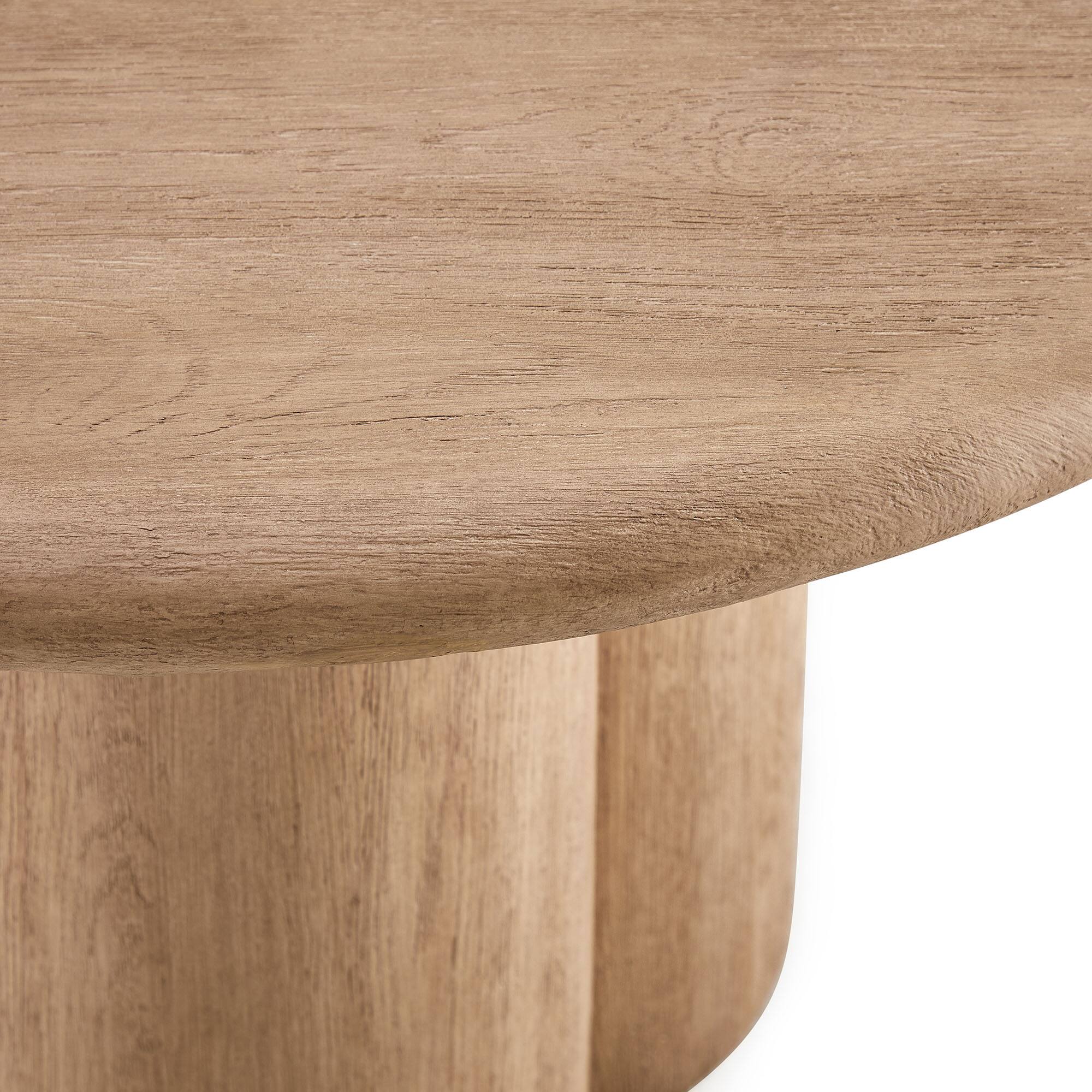 Alt View 5. Modway - Tori 31 Inch Round Indoor and Outdoor Coffee Table by Modway - Oak.