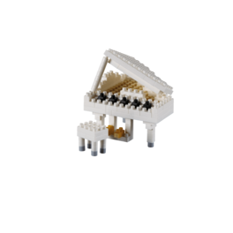 Brixies - PIANO - WHITE Building Set for Kids