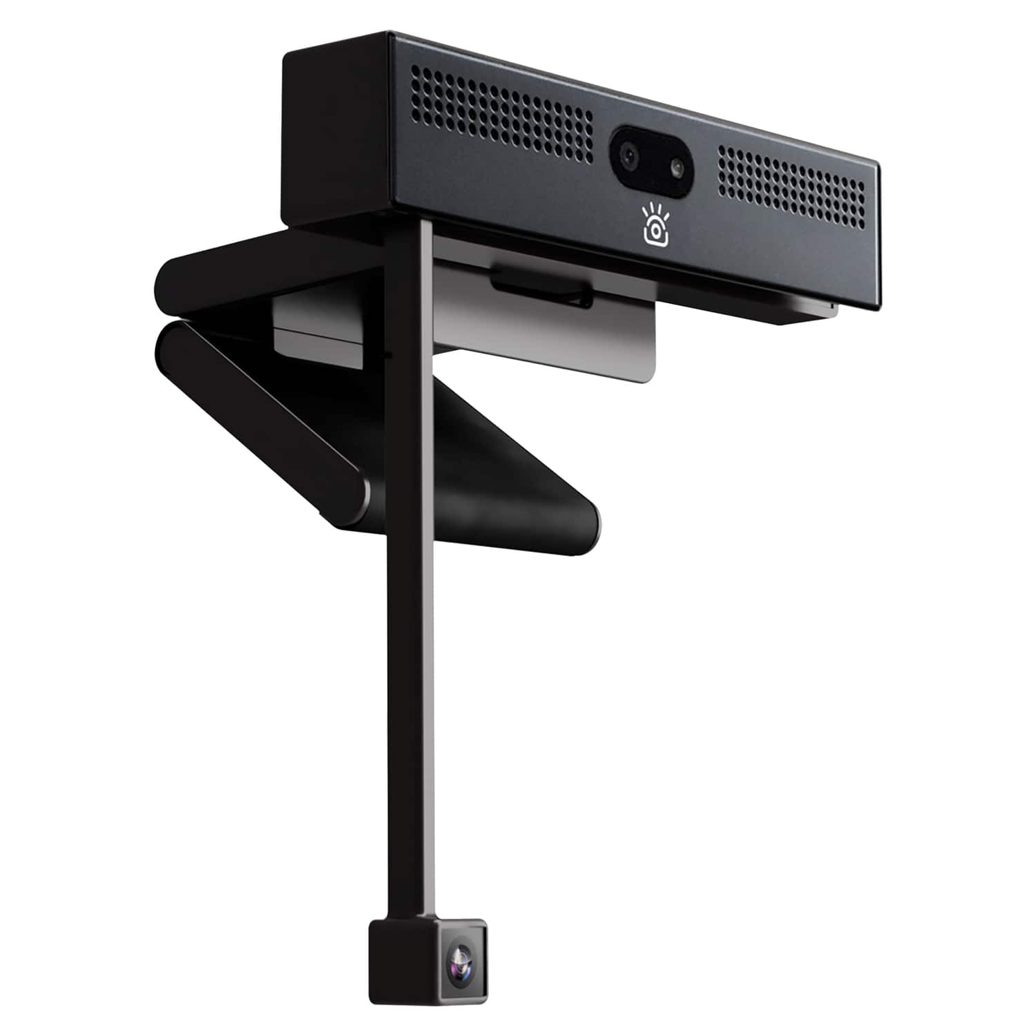 iContact Camera - 4K Eye-Contact Facial Recognition Webcam, Retractable Arm for Desktops - Black
