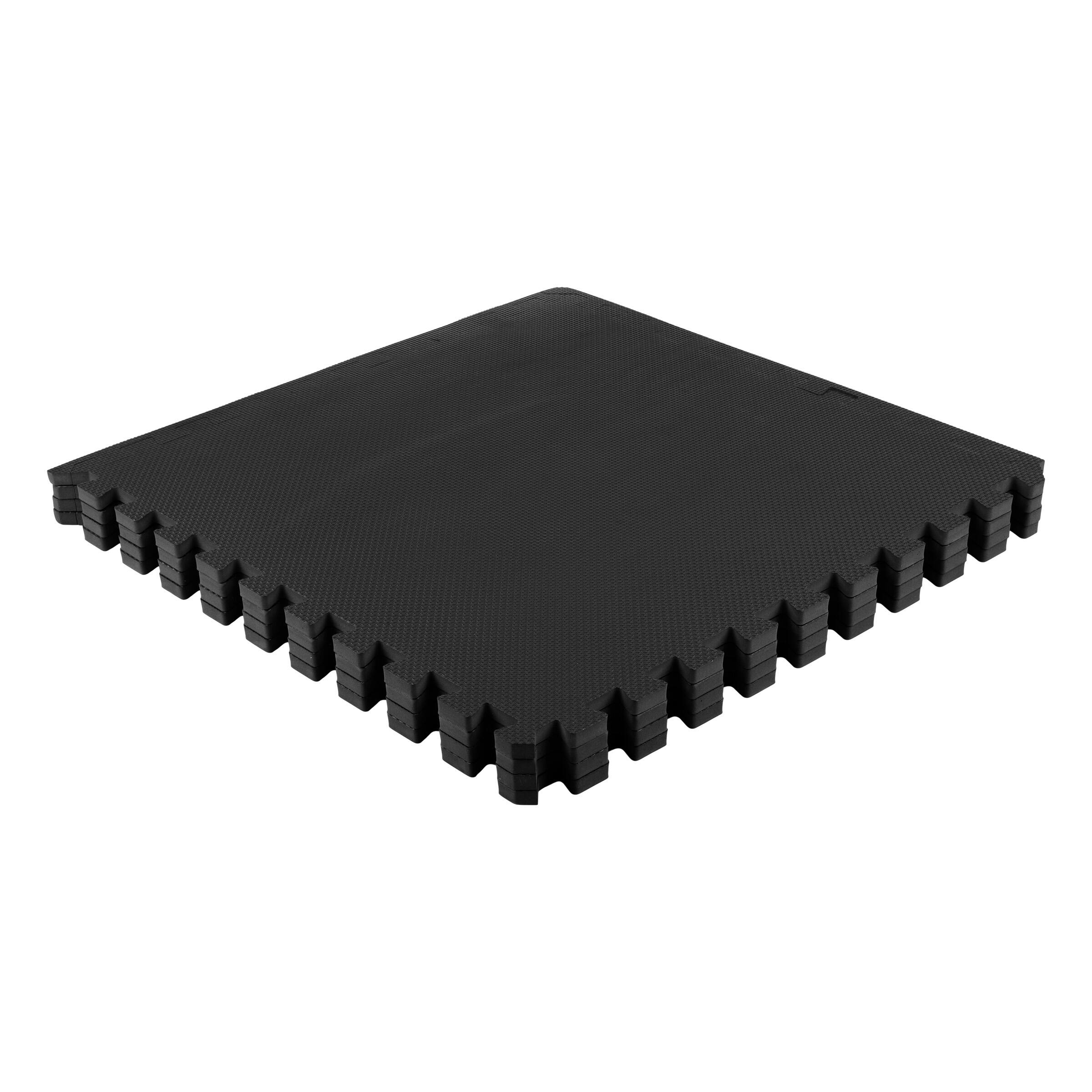 Alt View 3. Stalwart - 24-Inch EVA Foam Tiles 4-Pack - Black.