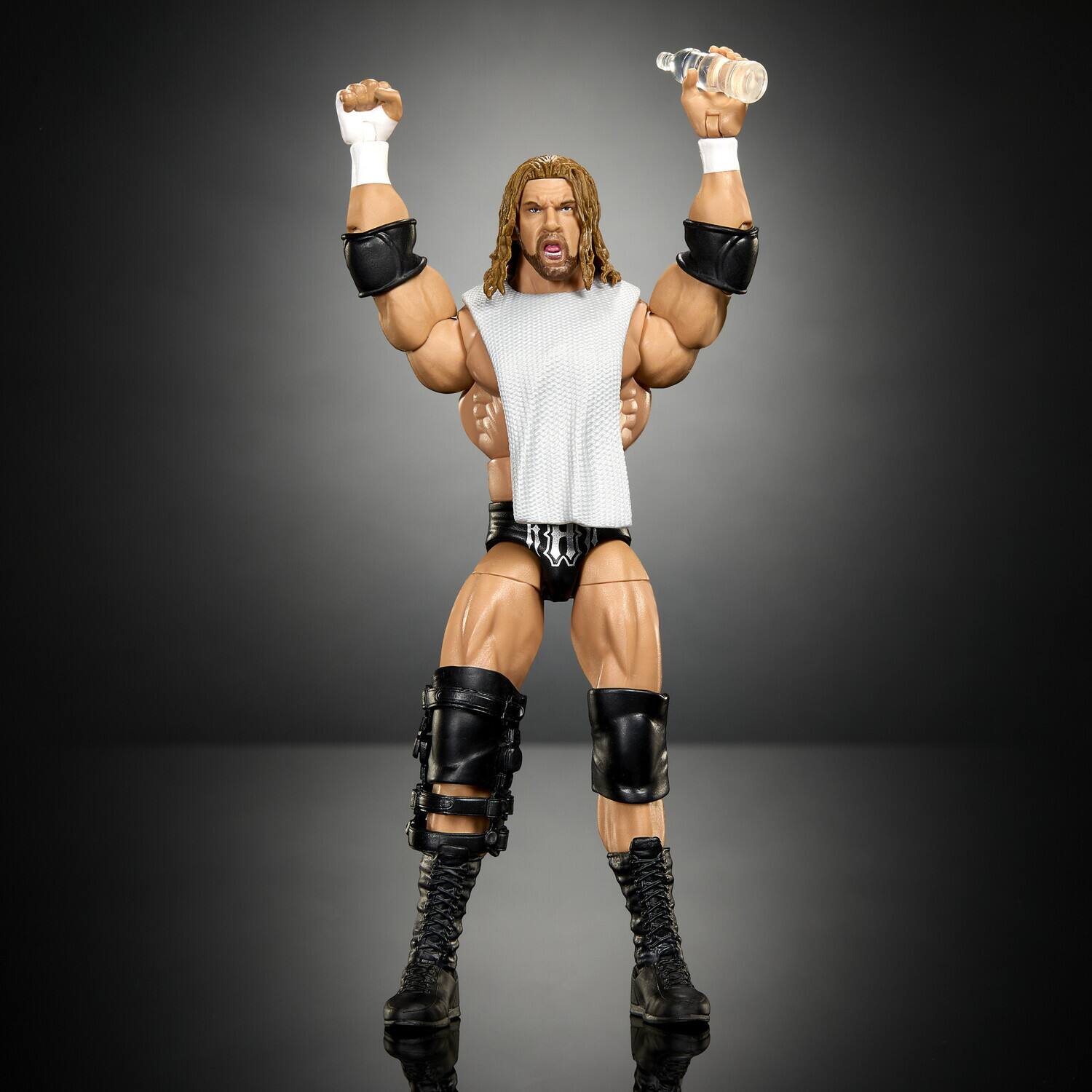 Alt View 1. Mattel - WWE Elite Collection 6" Summerslam Triple H Action Figure with Jesse Ventura Build-A-Figure Part   - COLLECTIBLES - Multicolor.