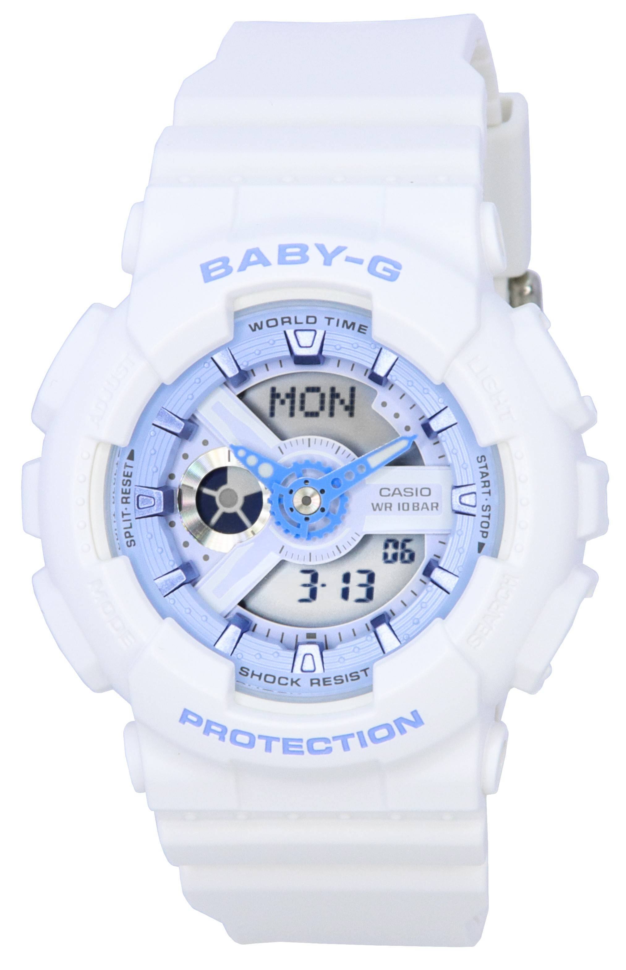 Casio - Baby-G Analog Digital Quartz BA-110XBE-7A BA110XBE-7 100M Women's Watch - Blue