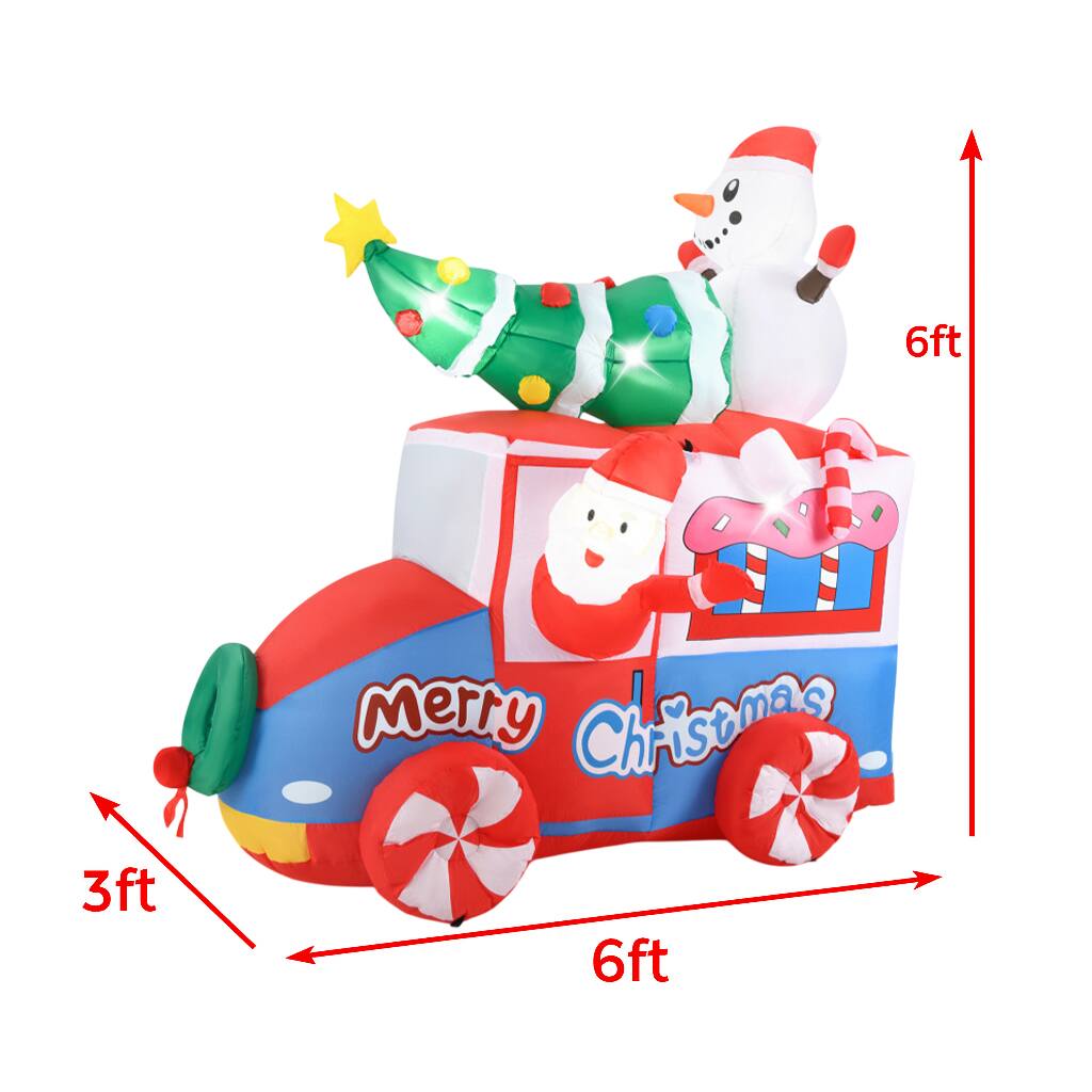 6ft Merry Christmas 3ft 6ft