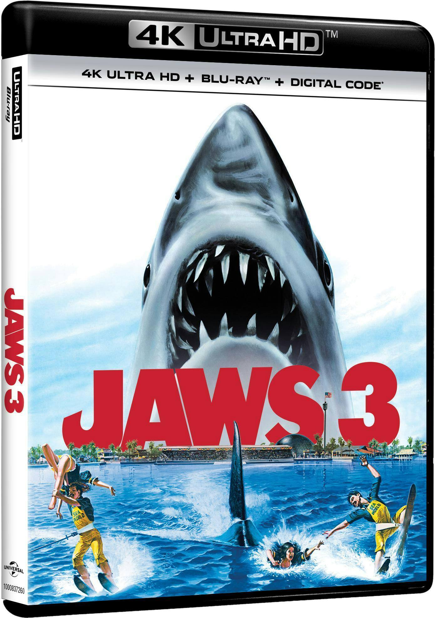 Angle. Jaws 3   - 4K Blu-Ray.